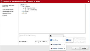 G DATA Internet Security Sauvegarde G DATA Internet Security Sauvegarde